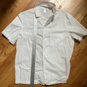 American Apparel Short Sleeve Shirt S White